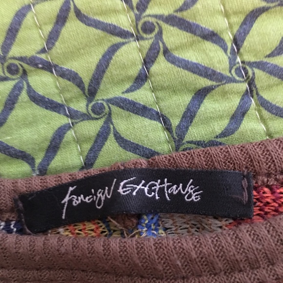 Foreign exchange poncho fall colors    OS - Picture 4 of 4